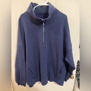 Quarter Zip Oversized Lululemon Sweatshirt